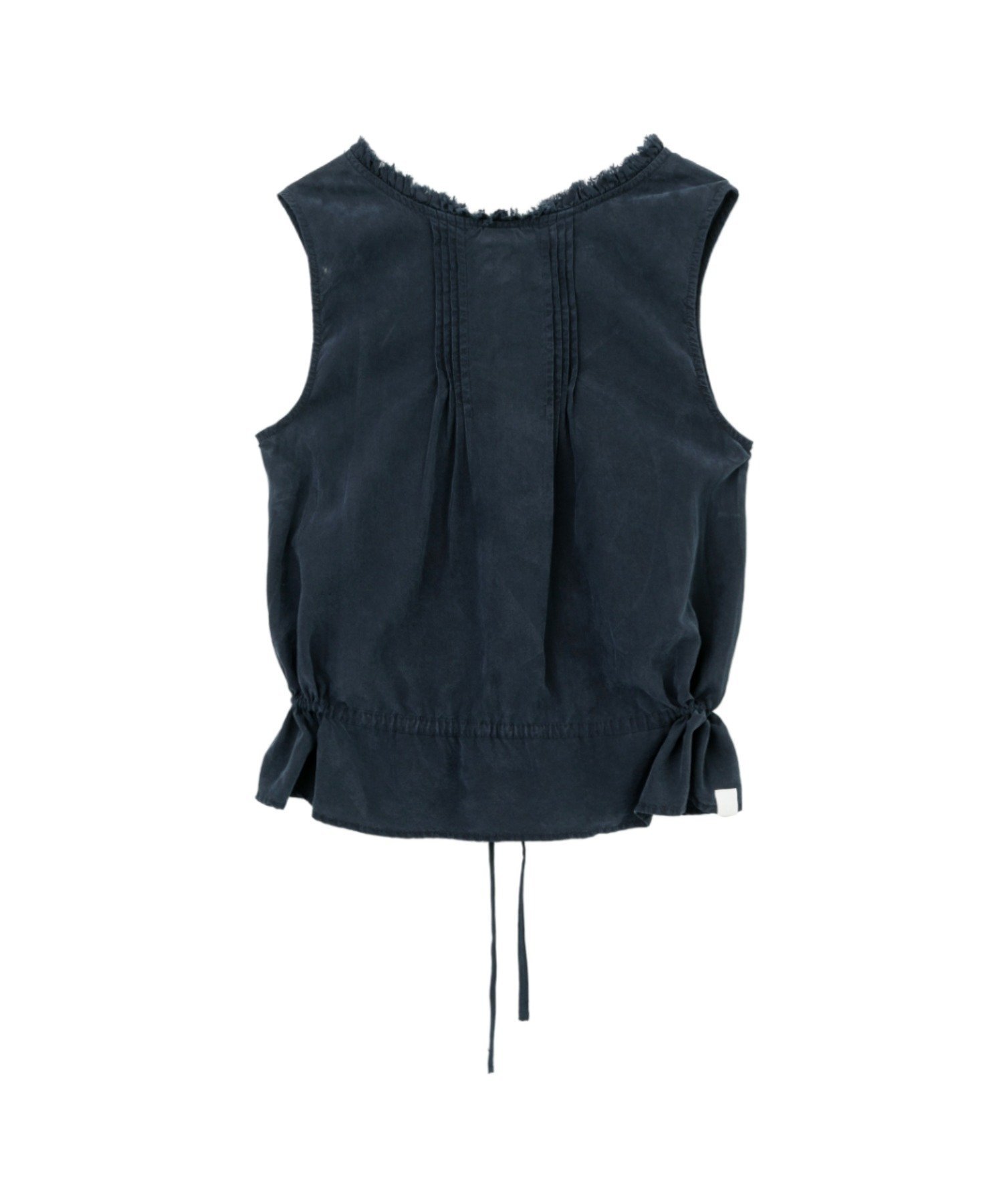 HEART BADGE WOVEN GARMENT DYE TANK TOP ア ベイシング エイプ トップス ノースリーブ・タンクトップ ネイビー