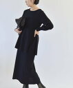 【SALE/60%OFF】quaranciel quaranciel:<手洗い可能>フレア プルオーバー & Iライン スカート ニット セットアップ シップス...