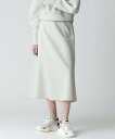【SALE/50%OFF】allureville ダンボールセミフレアスカート アルアバイル スカート その他のスカート ベージュ ブラック【送料無料】