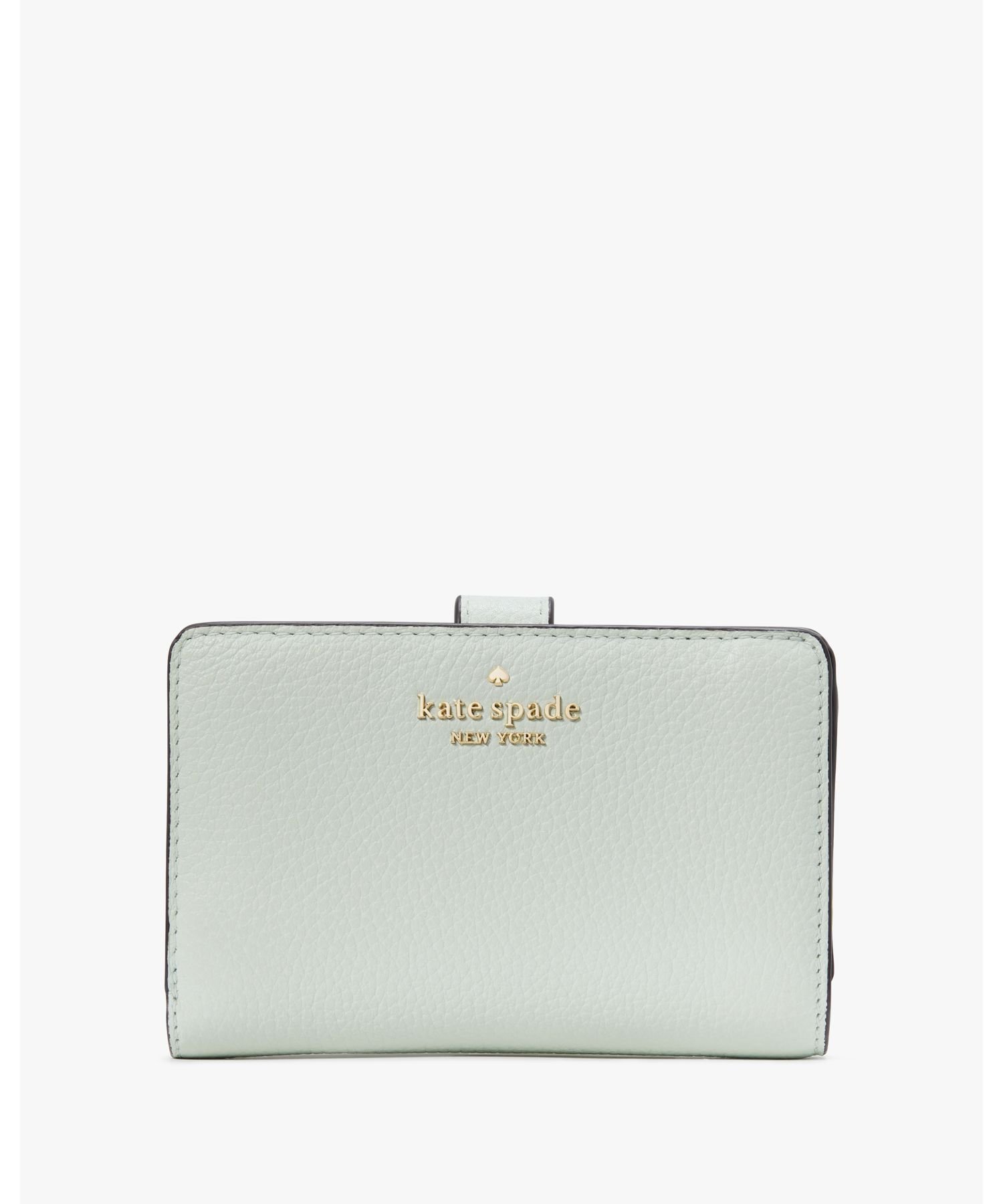 ケイトスペード ポーチ（レディース） 【SALE／60%OFF】kate spade new york レイラ ミディアム コンパクト バイフォールド ウォレット ケイトスペードニューヨーク 財布・ポーチ・ケース 財布 カーキ【送料無料】