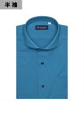BRICK HOUSE by Tokyo Shirts 【持続涼感】 COOL SILVER(R) ホリゾンタルワイド 半袖 形態安定 ニットシャツ BM01I...