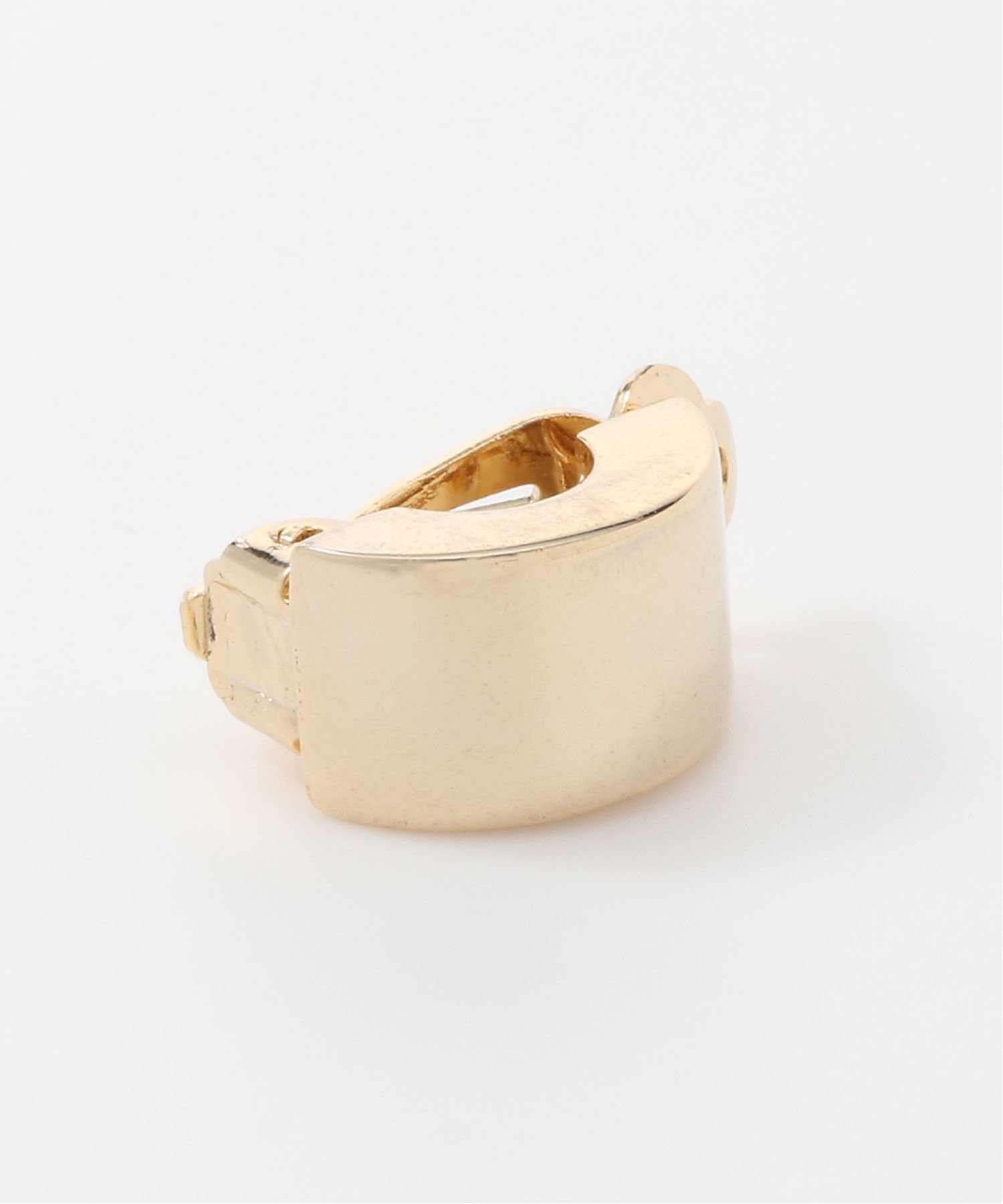 Rakuten FashionのSCALABLANCHE SCALABLANCHE/(W)GOLDハーフサークルイヤリング(SV925) スカラ アクセサリー・腕時計 イヤリング・イヤーカフ ゴールド【送料無料】｜アングル3