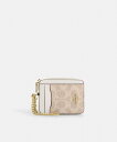 【SALE/62%OFF】COACH OUTLET 【公式】ジップ カード ケース・シグネチャー キャンバス コーチ アウトレット 財布・ポーチ・ケース 名刺入...