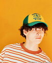 【SALE/30%OFF】niko and ... 【STRANGER THINGS】コラボ プリントメッシュキャップ ニコアンド 帽子 キャップ イエロー ブ...