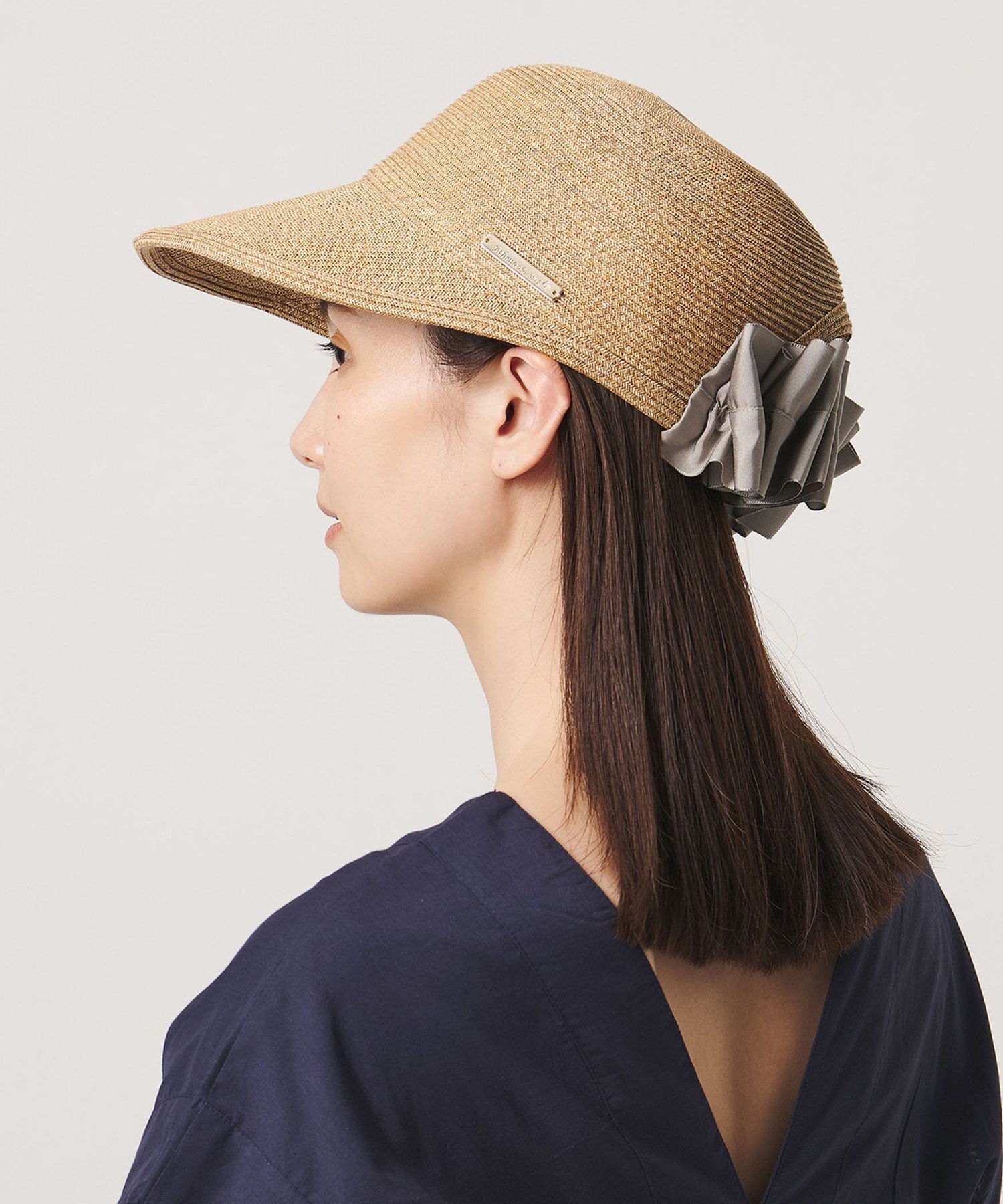 UNITED ARROWS 【一部別注】＜Athena New York＞NAOMI CHOU キャップ ユナイテッドアローズ 帽子 キャップ ブラック グレー【送料無料】