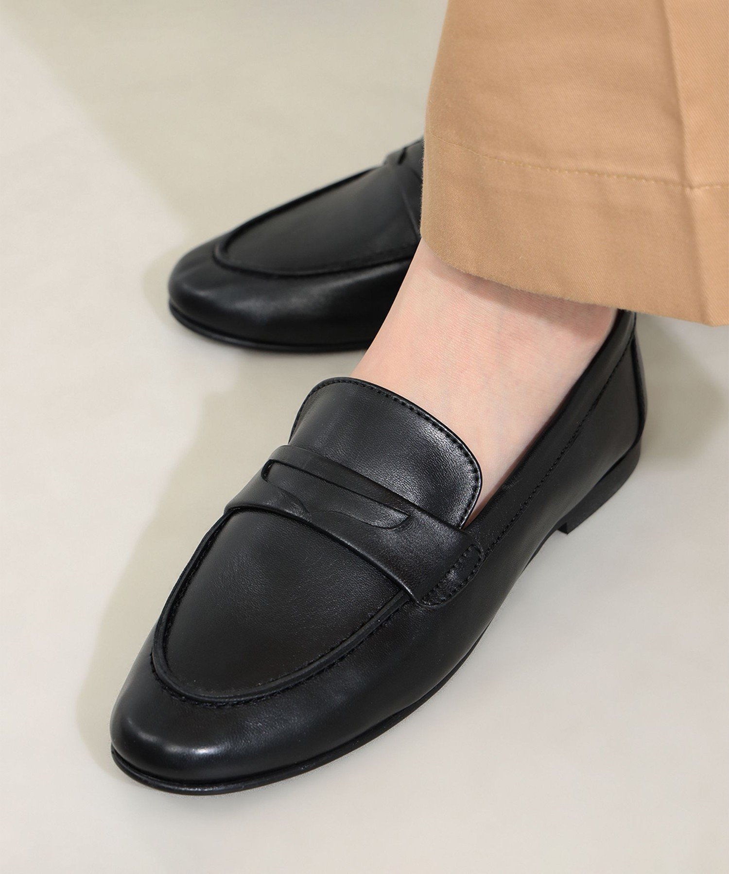 Demi-Luxe BEAMS CAMINANDO / フラット コイン ローファー デミルクス ビームス シューズ・靴 パンプス ブラック【送料無料】