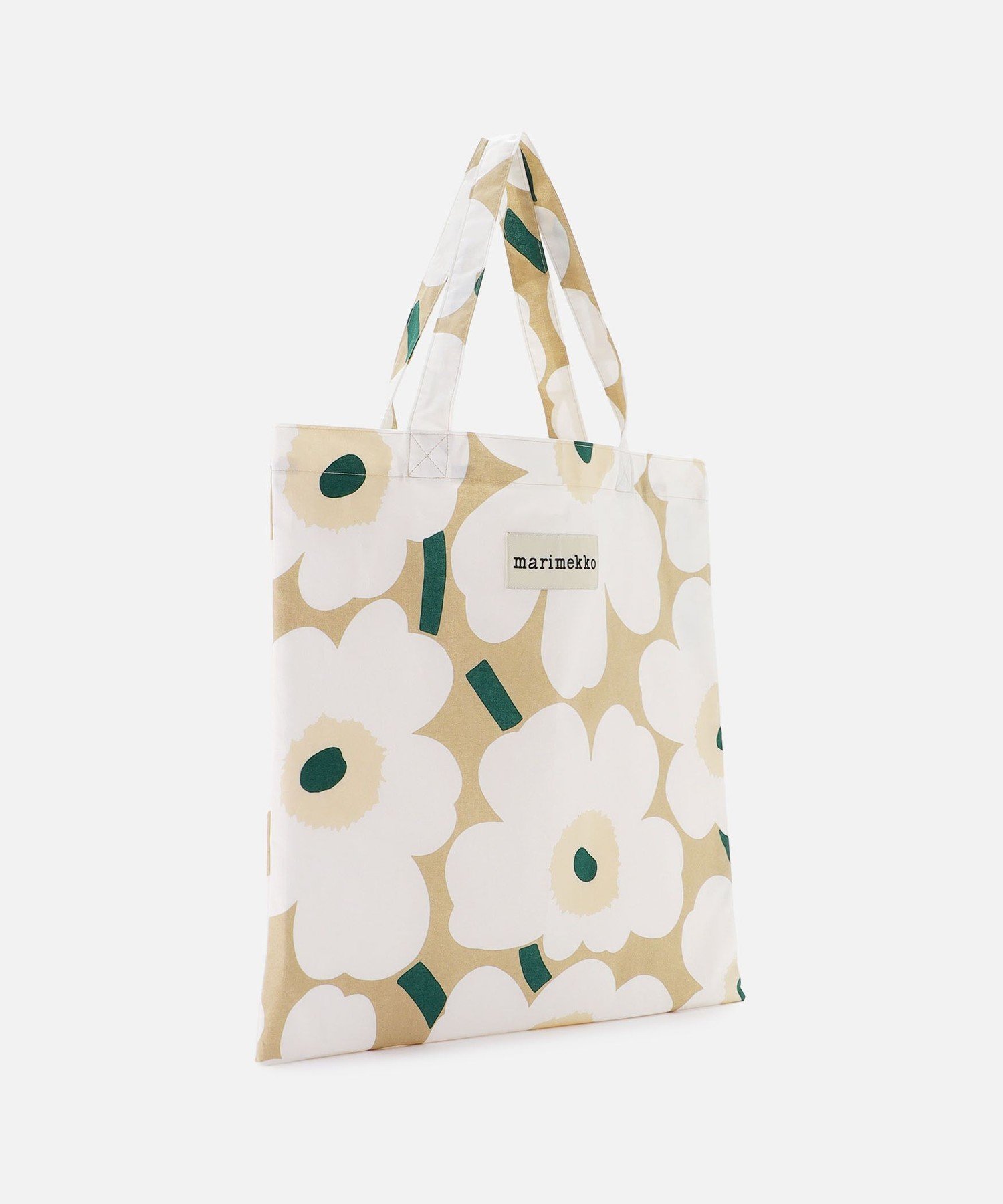 Pieni Unikko トートバッグ 43*44cm マリメッコ バッグ トートバッグ ホワイト