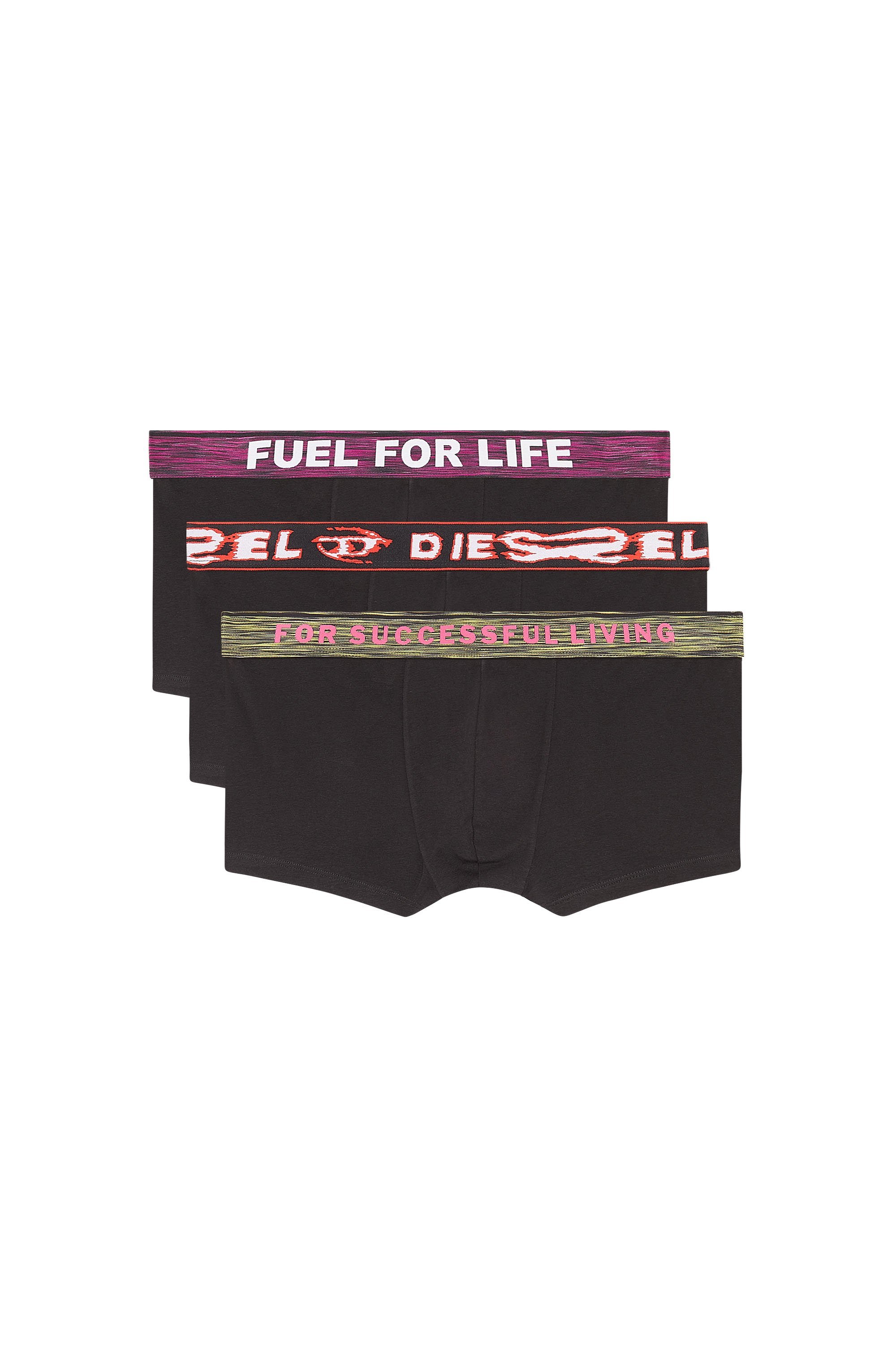 ディーゼル 【SALE／20%OFF】DIESEL メンズ アンダーウェア 3枚セット ディーゼル インナー・ルームウェア ボクサーパンツ・トランクス ブラック【送料無料】