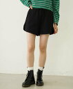 MILKFED. MILKFED./(W)STENCIL LG DAILY SWT SHORTS ミルクフェド パンツ ジャージ・スウェットパンツ グリーン ブラック ホワイト ブラウン【送料無料】