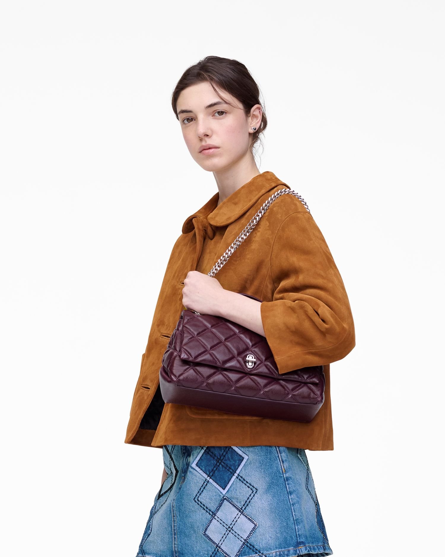 【SALE／30%OFF】MARC JACOBS 【公式】ザ キルテッド レザー デュアル バッグ チェーン ショルダー マーク ジェイコブス バッグ ショルダーバッグ ブラック【送料無料】