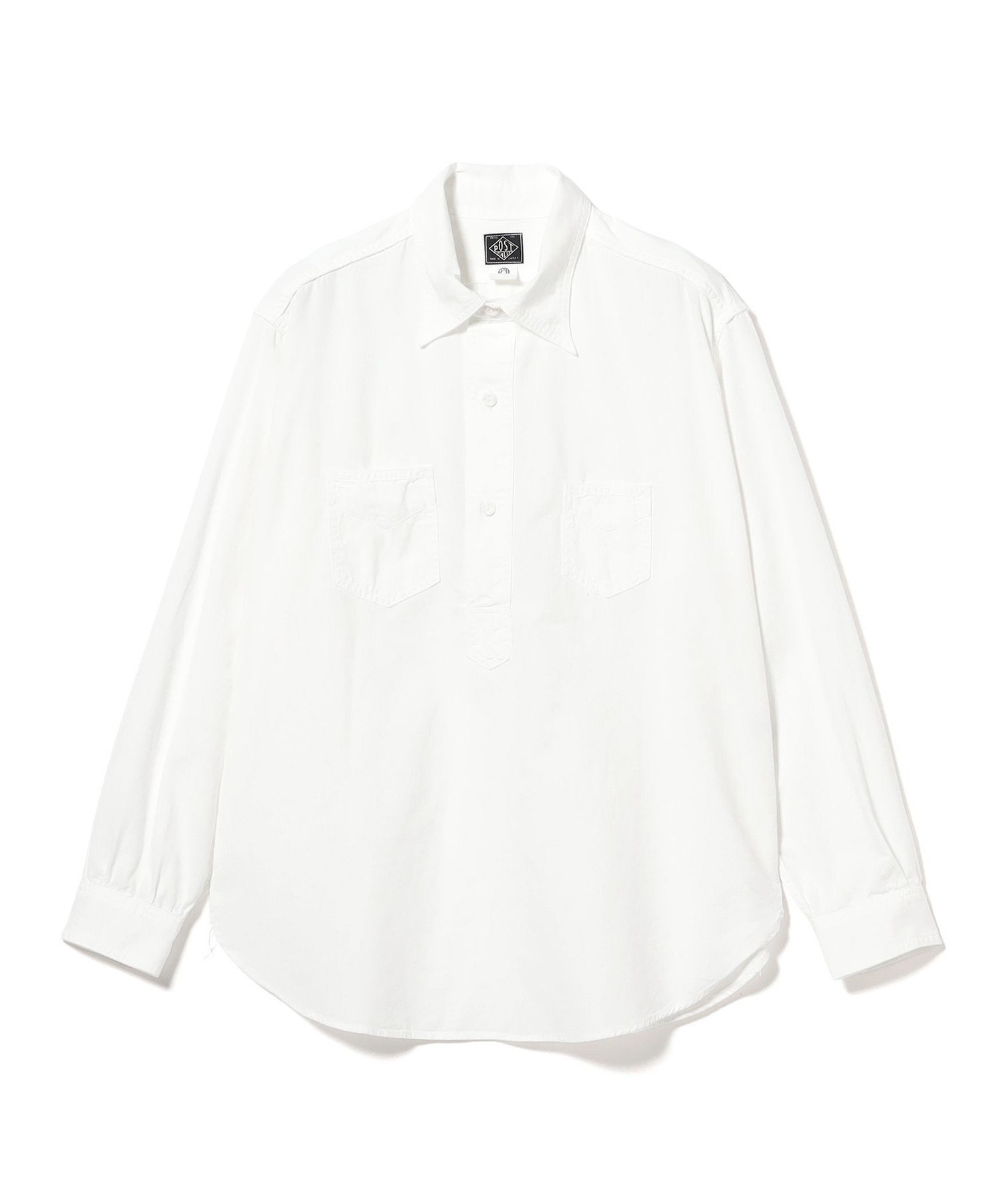 BEAMS PLUS POST OVERALLS / #3208-CW De Luxe : classic chambray white ビームス メン トップス シャツ・ブラウス ホワイト【送料無料】
