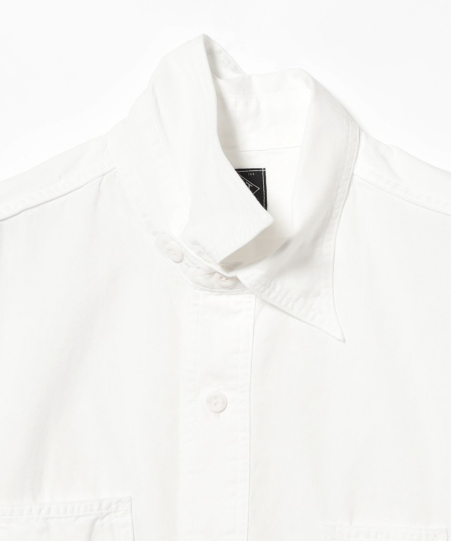 BEAMS PLUS POST OVERALLS / #3208-CW De Luxe : classic chambray white ビームス メン トップス シャツ・ブラウス ホワイト【送料無料】