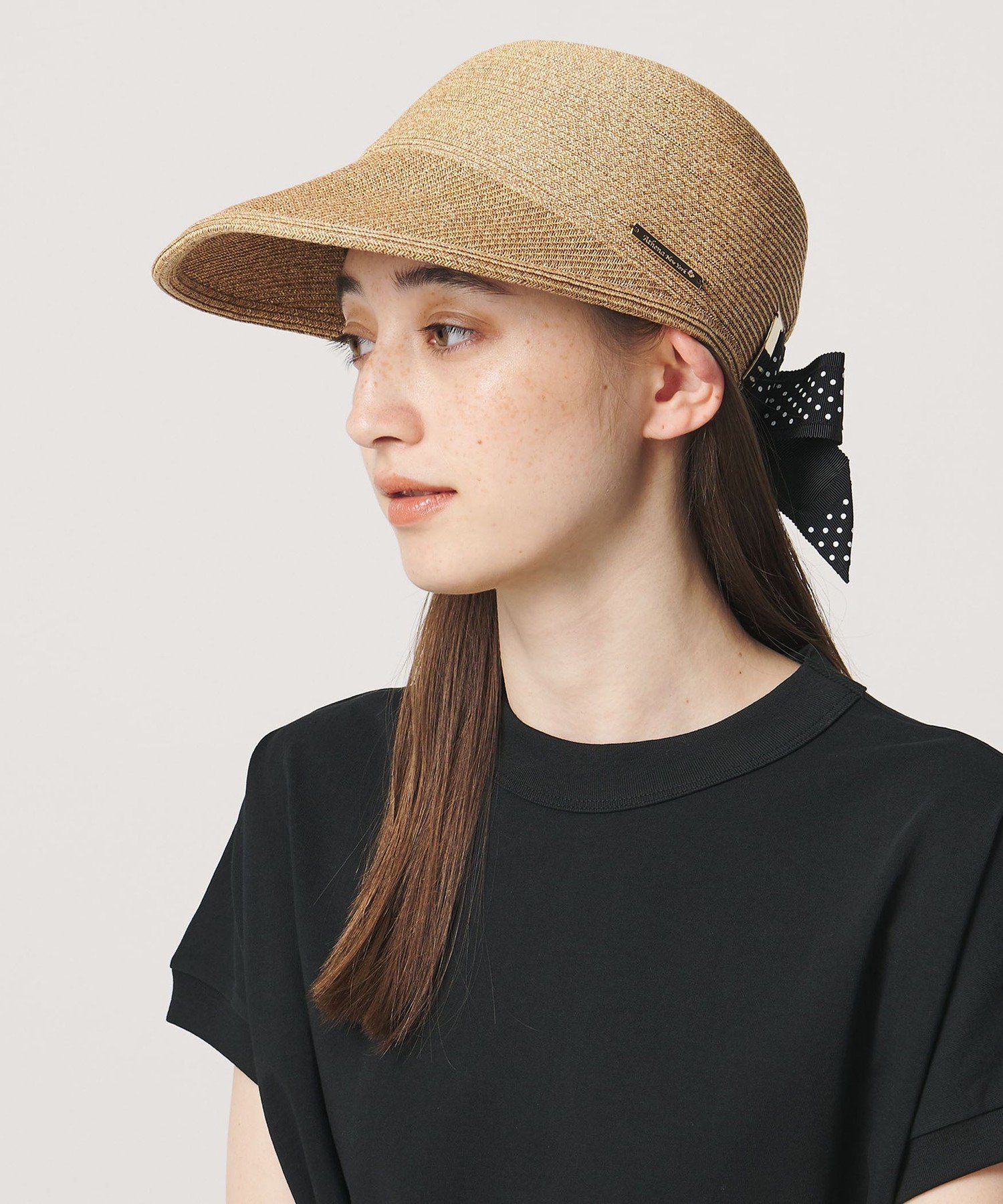 UNITED ARROWS ＜Athena New York＞DOT JANET キャップ ユナイテッドアローズ 帽子 キャップ ブラック【送料無料】