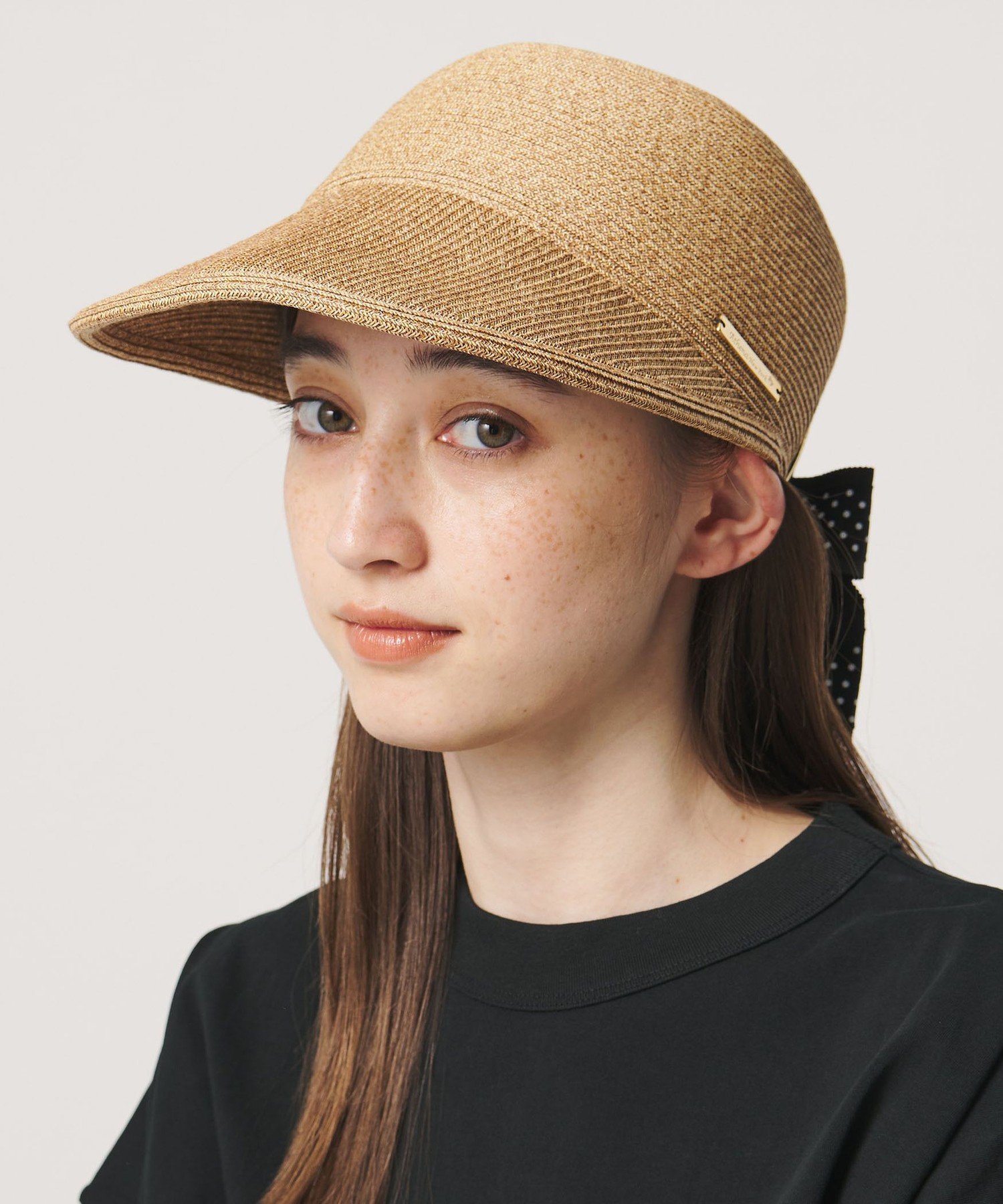 UNITED ARROWS ＜Athena New York＞DOT JANET キャップ ユナイテッドアローズ 帽子 キャップ ブラック【送料無料】