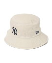 SHIPS any NEW ERA: MLB バケットハット 25SS シップス 帽子 ハット ブラック ベージュ【送料無料】