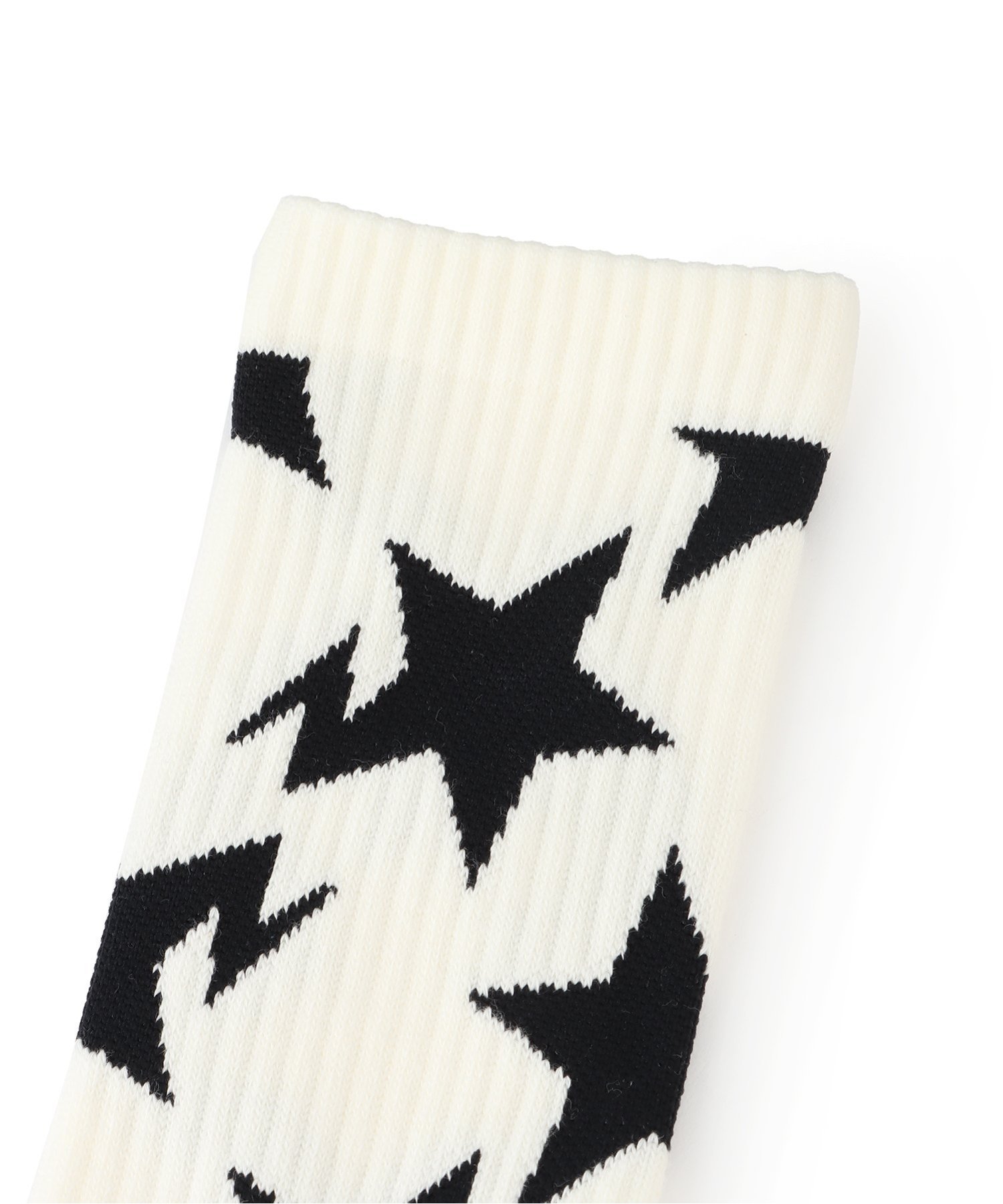 A BATHING APE (M)STA PATTERN SOCKS M ア ベイシング エイプ 靴下・レッグウェア 靴下 ホワイト ブラック
