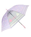 BACKYARD FAMILY amusant sous la pluie 耐風 55cm ジュニア長傘 透明 ローラ ファッション雑貨 傘・長傘 ネイビー ブラック パープル ピンク レッド ブルー グリーン グレー