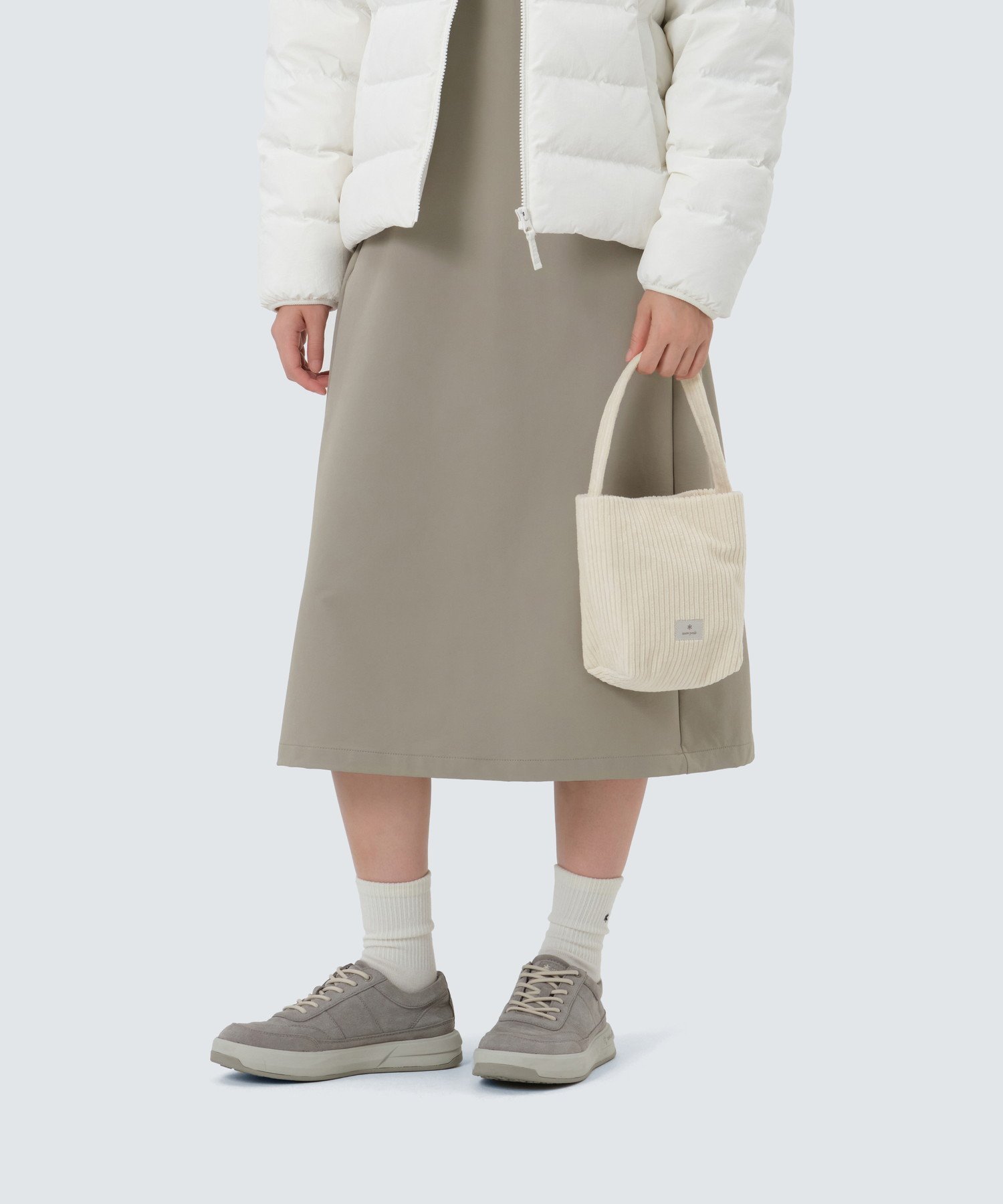 Snow Peak Corduroy Micro Tote Bag スノーピーク バッグ ハンドバッグ グリーン ピンク ブラウン ブラック ベージュ【送料無料】