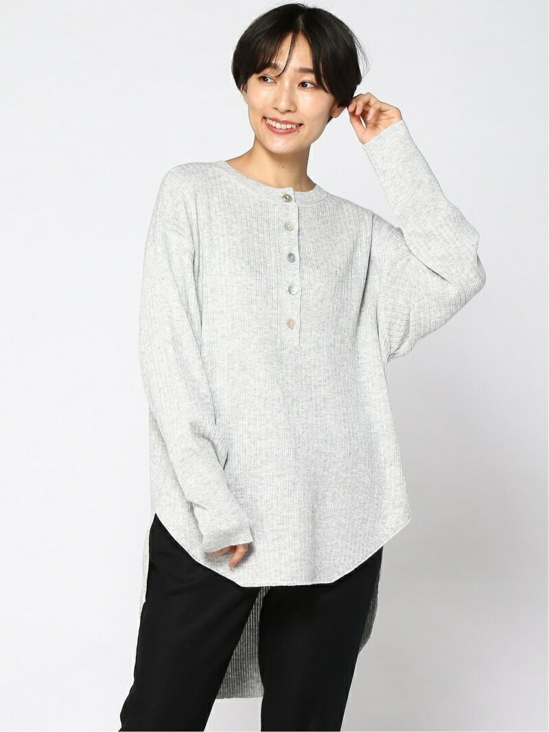 【SALE／33%OFF】JEANASiS 12GヘンリーネックPO ジーナシス ニット アンサンブル グレー ブラウン ブルー【送料無料】