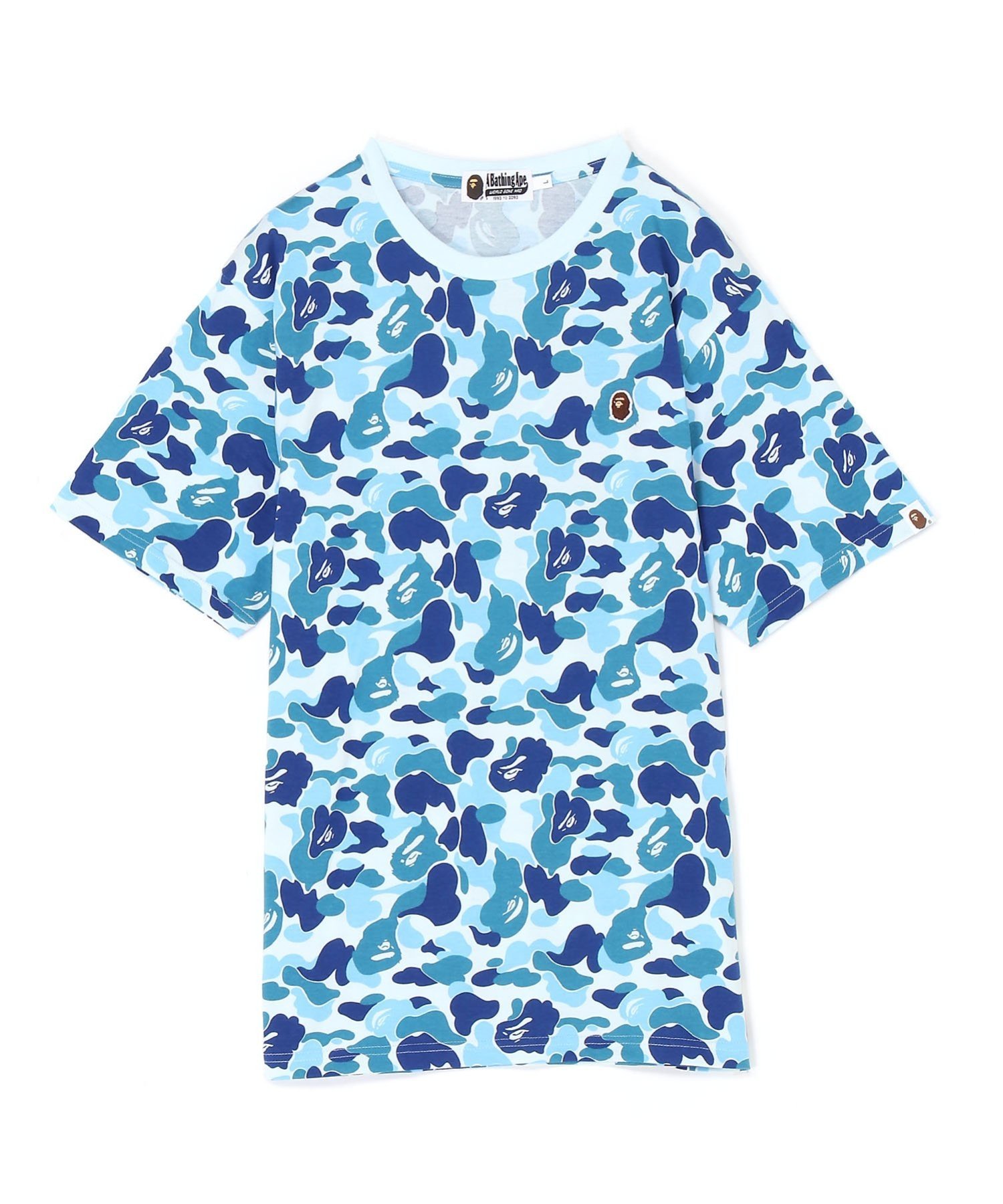 A BATHING APE ABC CAMO APE HEAD ONE POINT TEE M ア ベイシング エイプ トップス カットソー・Tシャツ ブルー カーキ ピンク【送料無料】