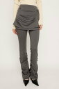 【SALE/50%OFF】SLY WRAP SK LAYERED FLARE パンツ スライ パンツ その他のパンツ グレー ブラック【送料無料】