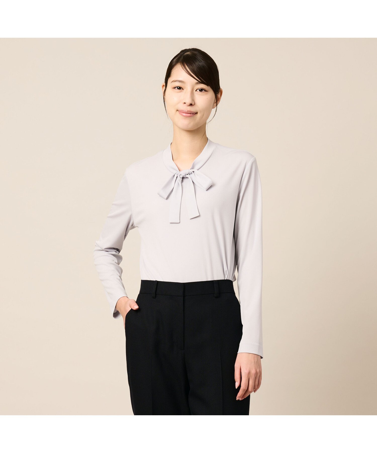 KEITH 【Lサイズ】ソフトスムースカットソー キース トップス カットソー・Tシャツ グレー ホワイト
