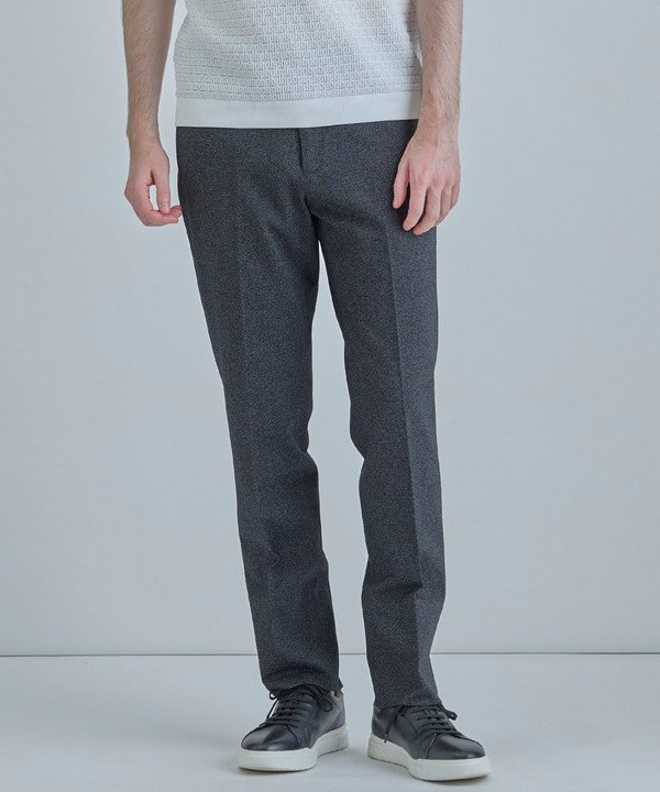MEN'S BIGI 【ACTIVE TAILOR/アクティブテイラー】ハイゲージツイル ジャージパンツ＜防シワ性＞＜ストレッチ＞ メンズ ビギ パンツ スラックス・ドレスパンツ ネイビー ブラック【送料無料】