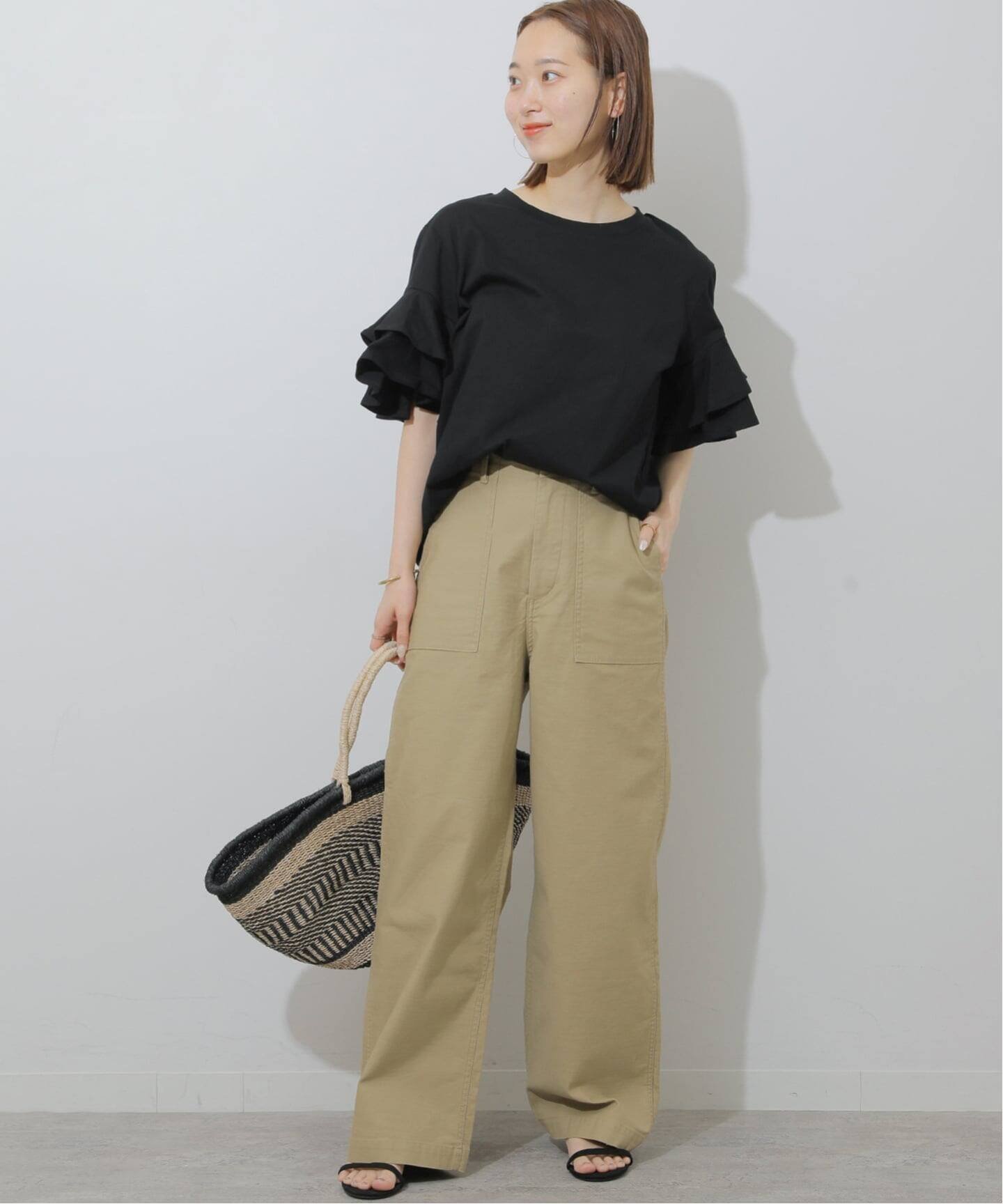 JOURNAL STANDARD relume 《WEB限定追加》天竺フリルTEE ジャーナル スタンダード ...