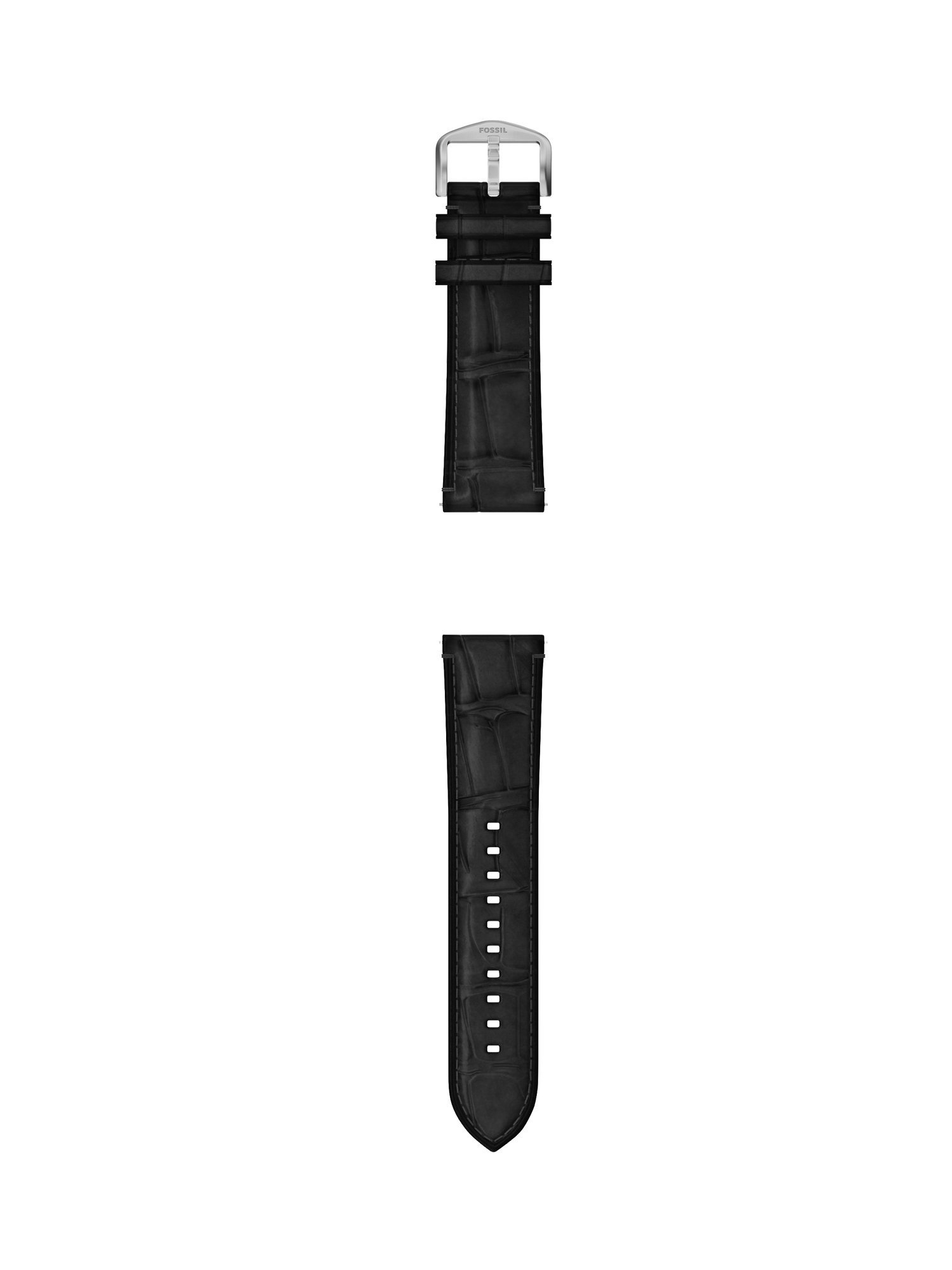 フォッシル 腕時計ベルト メンズ レザー S221526 フォッシル アクセサリー・腕時計 その他のアクセサリー・腕時計 ブラック
