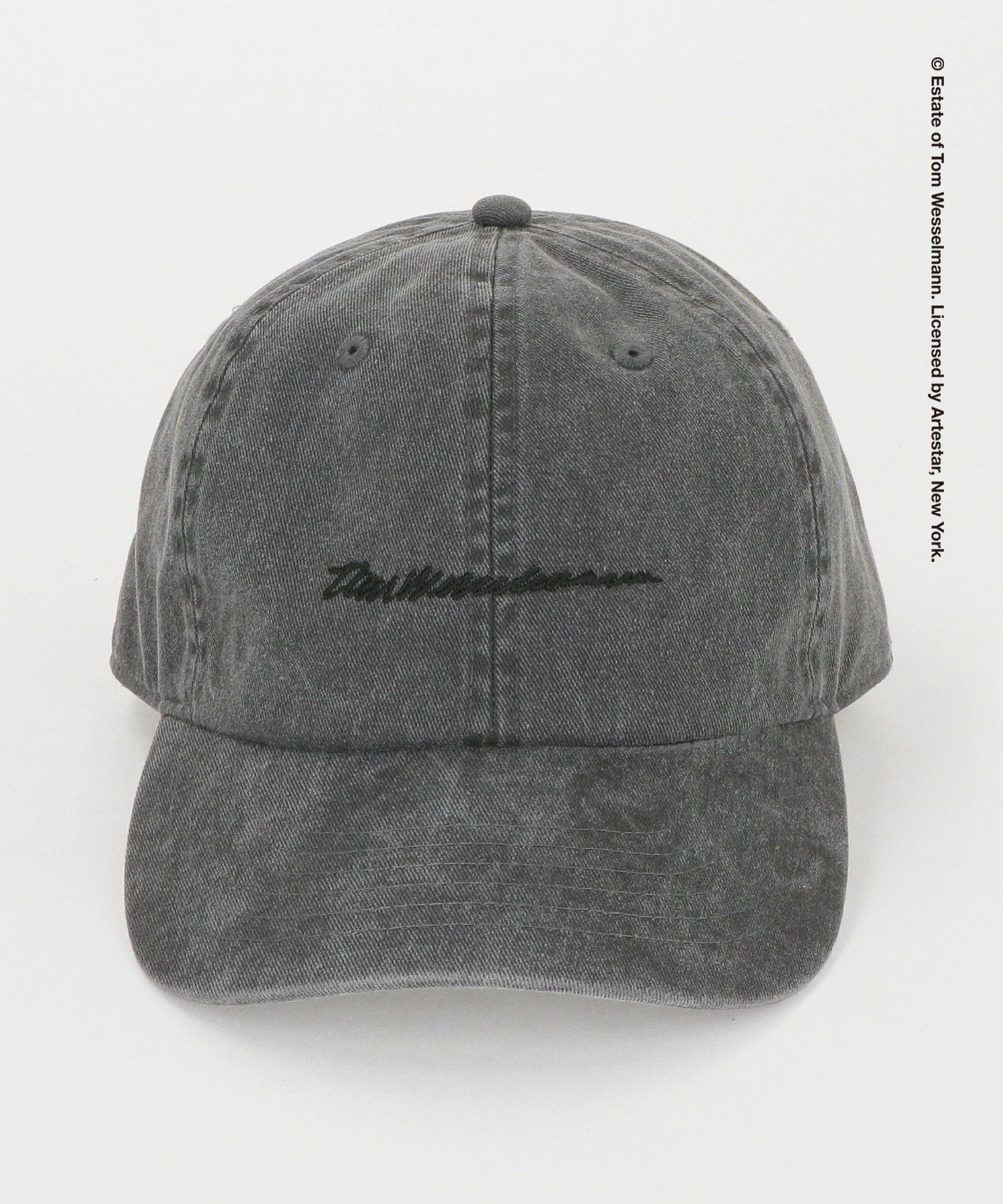 ＜Tom Wesselmann * BEAUTY&YOUTH＞name キャップ ダークグレー ビューティー＆ユース ユナイテッドアローズ 帽子 キャップ グレー