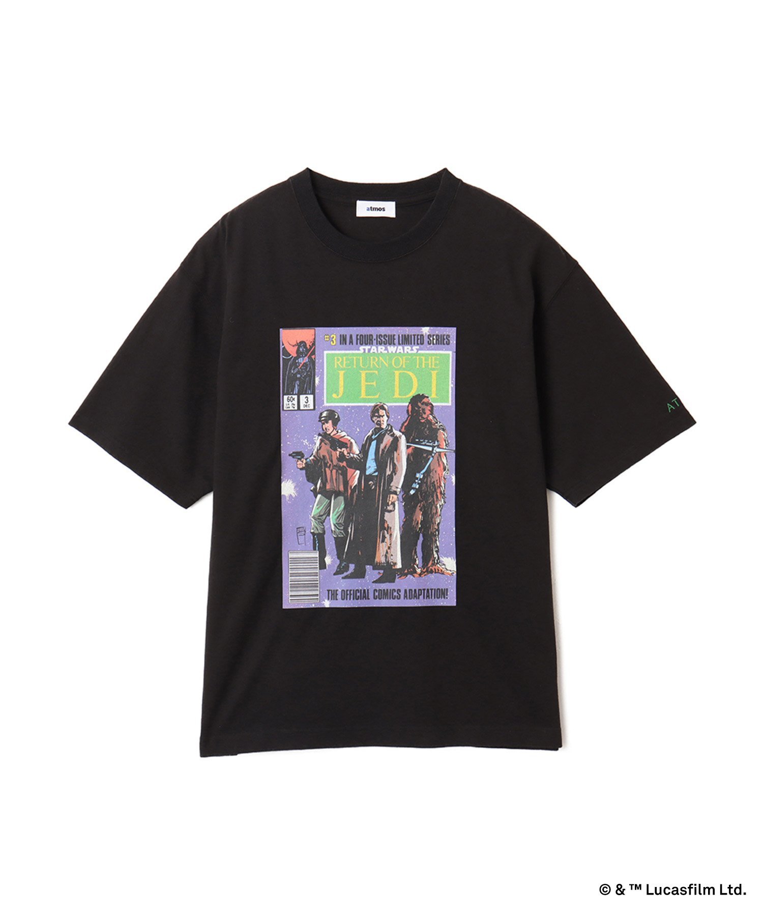 atmos atmos [STAR WARS] Comic Book #3 T-shirt BLACK アトモス トップス カットソー・Tシャツ ブラック