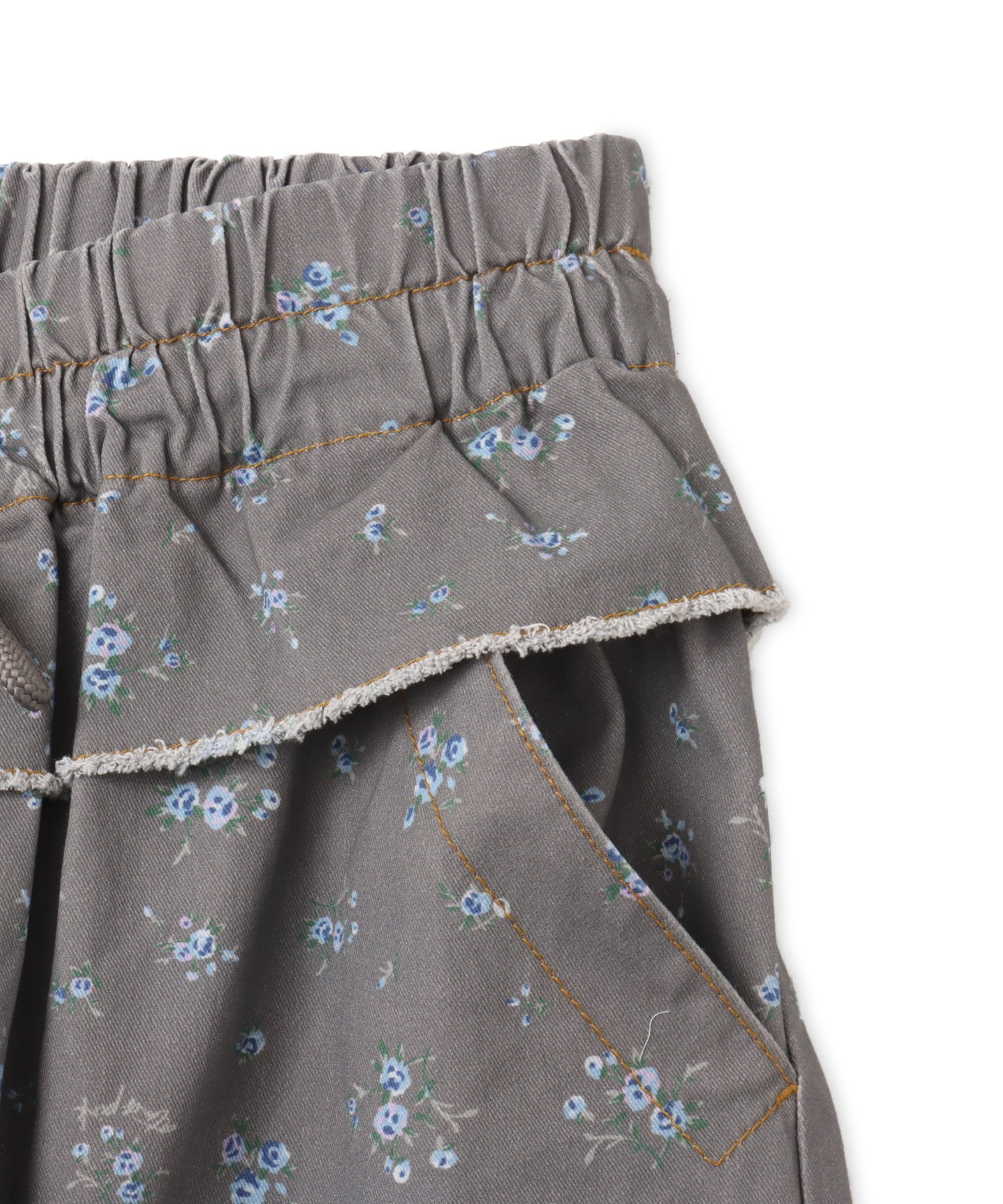 atmos pink atmos pink Floral Double Knee Frill Pants BLACK アトモス パンツ その他のパンツ ブラック