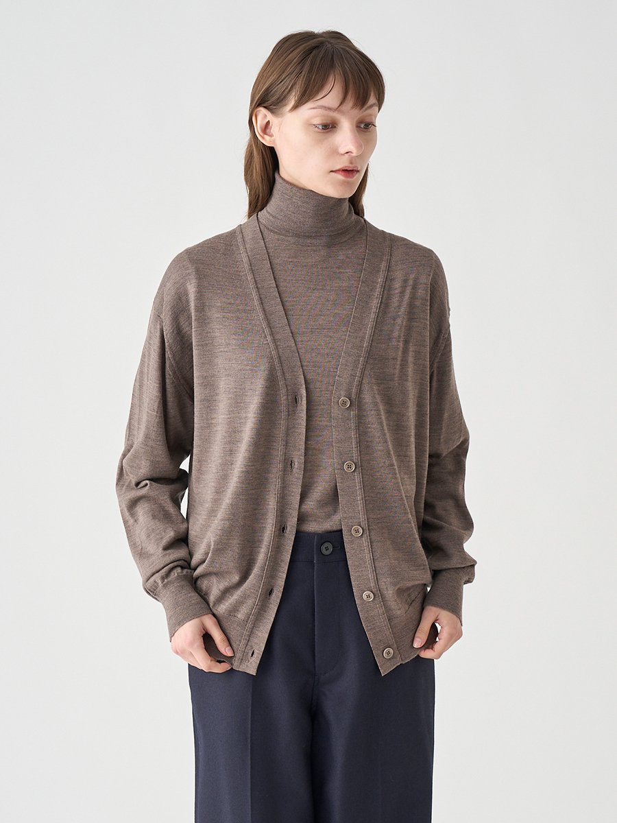 JOHN SMEDLEY Vネック長袖ニットカーディガン ｜ A4664 ｜ 30G COMMON FIT ジョンスメドレー トップス ニット【送料無料】