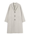 【SALE/30%OFF】GALERIE VIE ダブルフェイス チェスターコート トゥモローランド ジャケット・アウター チェスターコート グレー ネイビー ...