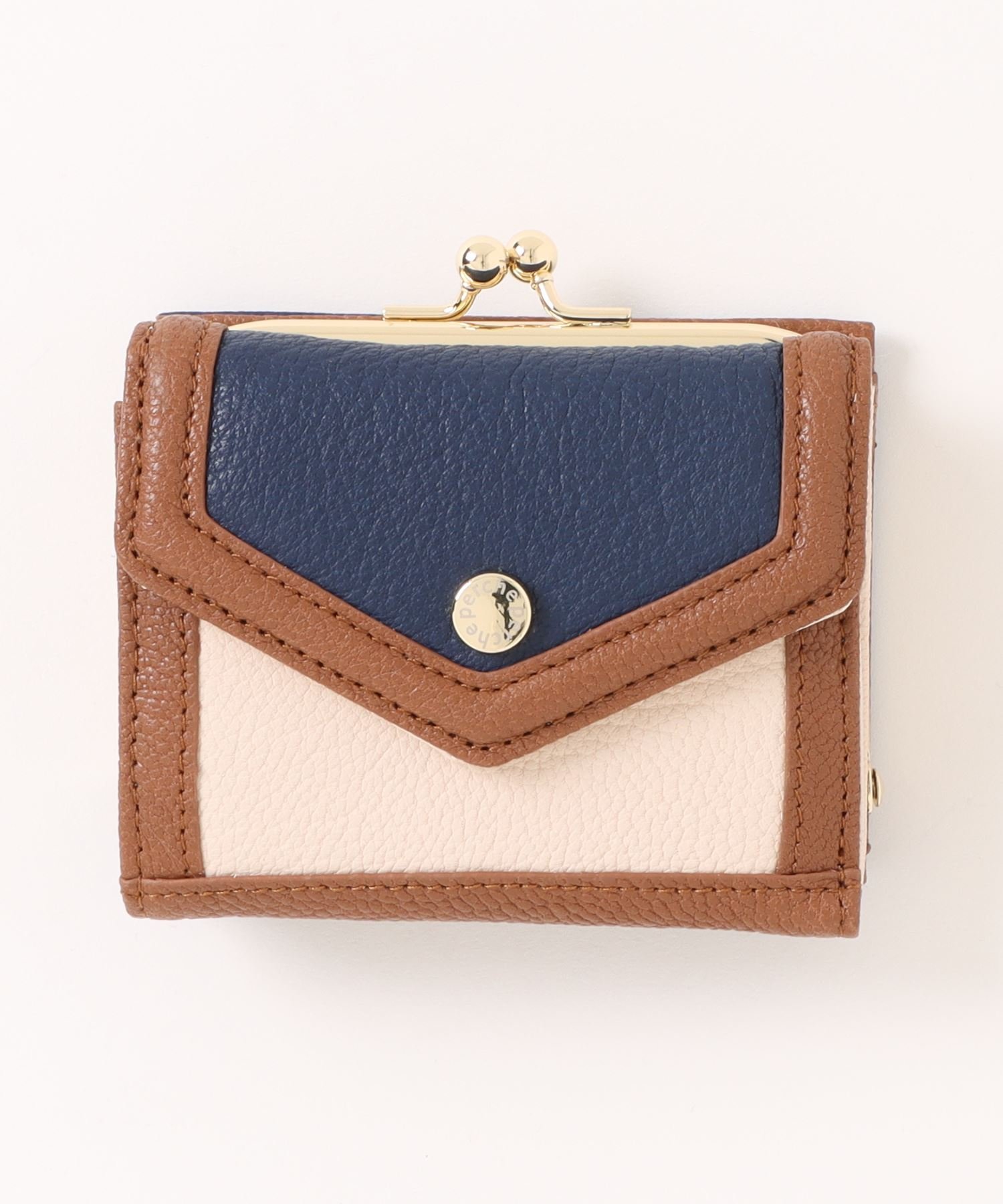 【SALE/20%OFF】perche ペルケ perche / トリミングがま口ミニ財布 アンビリオン 財布・ポーチ・ケース 財布【送料無料】