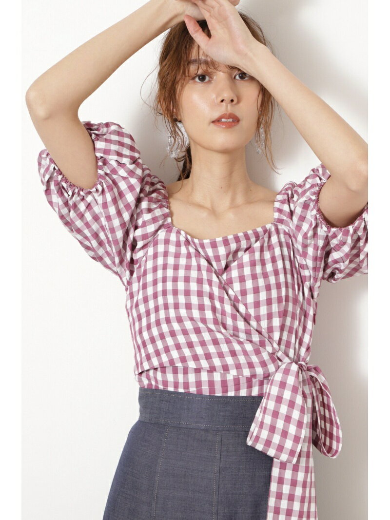 ジル スチュアート 服 レディース 【SALE／60%OFF】JILL STUART ◆パティチェックブラウス ジルスチュアート トップス シャツ・ブラウス パープル【送料無料】