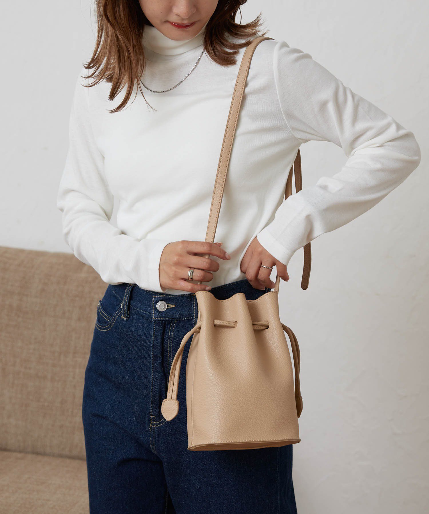 【SALE／21%OFF】WEGO LADY'S タートルロンT ウィゴー トップス カットソー・Tシャツ ブラック グレー ホワイトのサムネイル