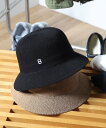 BEAMS HEART MEN BEAMS HEART / ポリエステル サーモ メトロハット ビームス ハート 帽子 ハット ブラック ベージュ