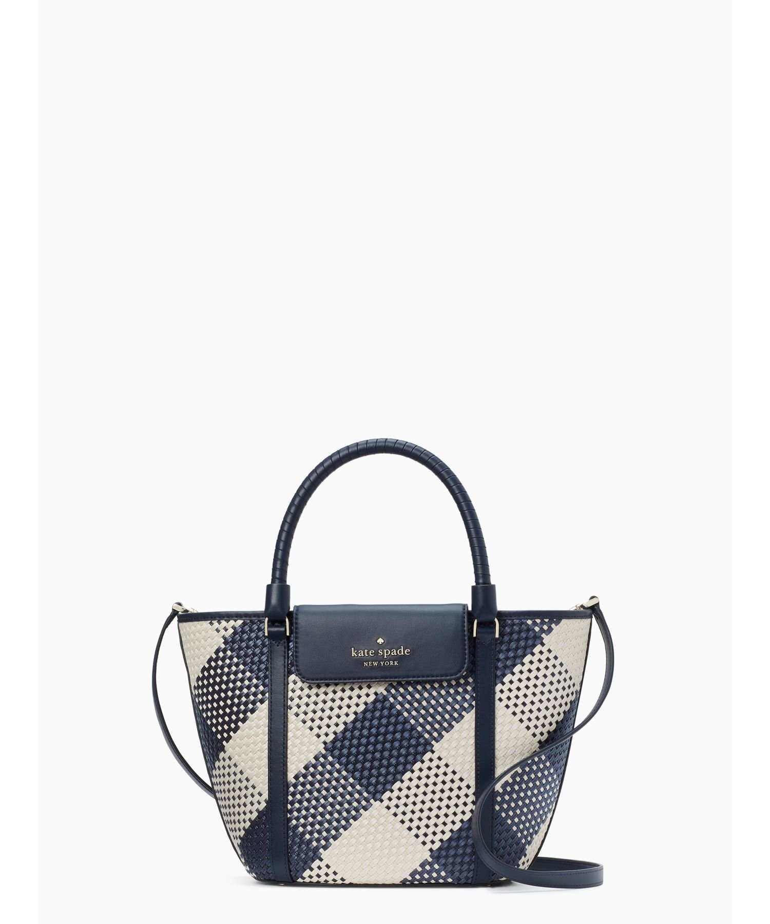 【SALE／70%OFF】kate spade new york クルーズ オーバーサイズ ウーブン ギンガム トート ケイトスペードニューヨーク バッグ トートバッグ【送料無料】