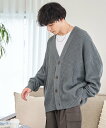 【SALE／62 OFF】WEGO MEN 039 S ルーズフィットカーディガン ウィゴー トップス ニット ブルー グリーン ホワイト グレー ブラック