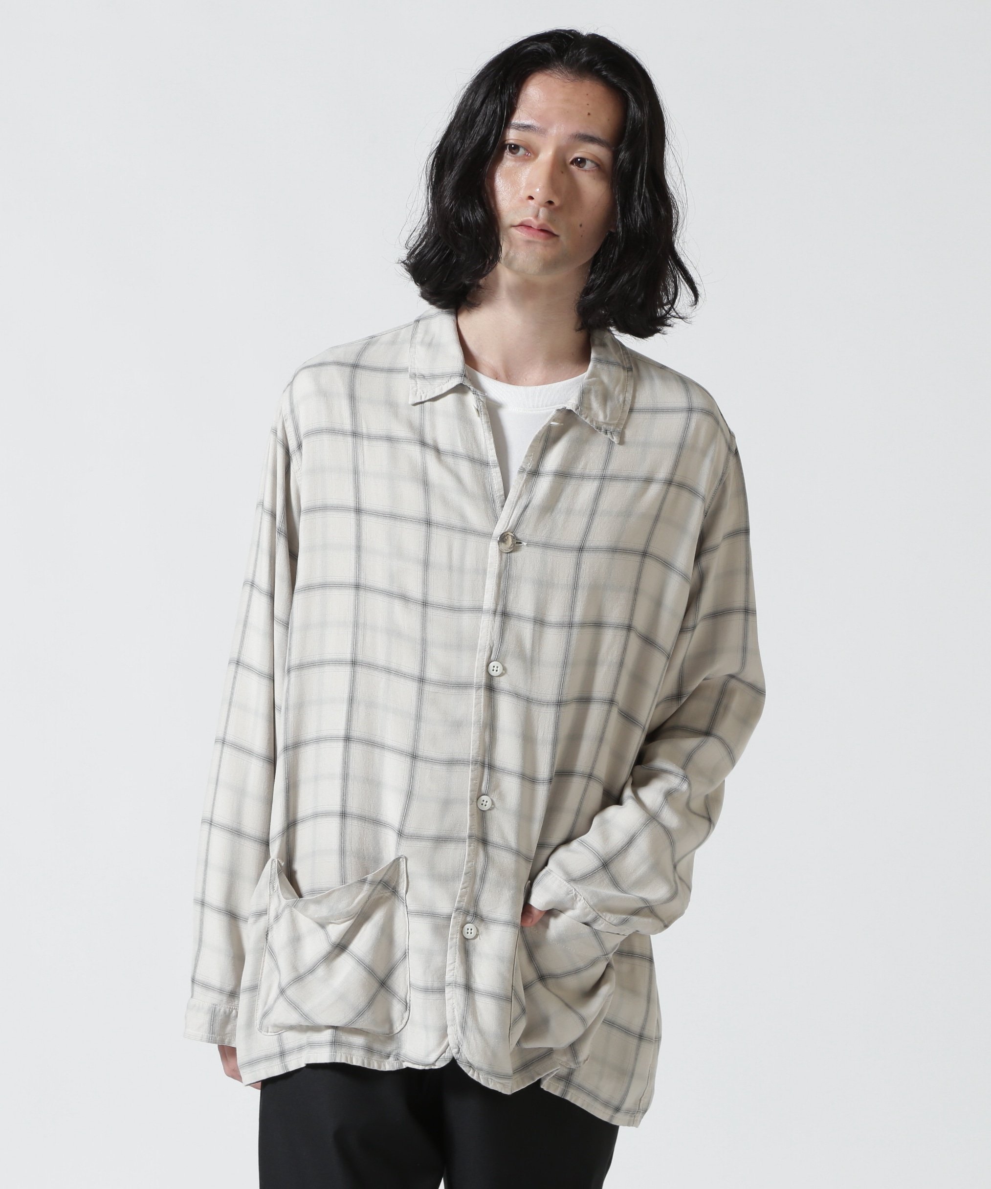 24SS REMI RELIEF CHECK 2 WAY SHIRT チェック 24SS REMI RELIEF CHECK 2 WAY SHIRT チェック