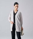 【SALE/52%OFF】Atraer 【手洗い可能】アイスコットン Vネックロングカーディガン アトラエル トップス カーディガン グレー ブルー【送料無料】