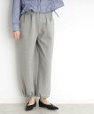 【SALE/50%OFF】THE SHOP TK スウェットワイドパンツ【洗える】 ザ ショップ ティーケー パンツ その他のパンツ グレー