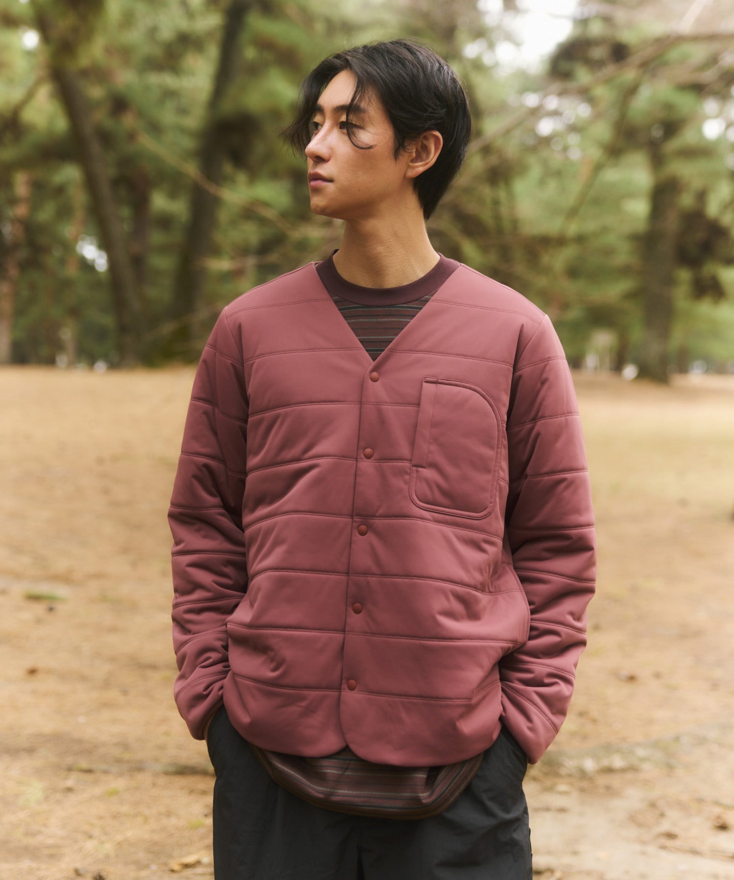 Snow Peak Flexible Insulated Cardigan スノーピーク トップス カーディガン ブラック ネイビー【送料無料】