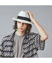 ABAHOUSE LASTWORD 【RUBEN/ルーベン】PAPER FOLDING/折りたたみ可能ハット アバハウス 帽子 ハット ネイビー ベージュ ブラ...
