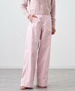 【SALE/50%OFF】ANAYI デニムライクワイドパンツ アナイ パンツ その他のパンツ ピンク ネイビー【送料無料】|詳細画像