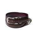 【SALE/50%OFF】TETE HOMME (M)イタリアンレザースクエアバックルベルト テットオム ファッション雑貨 ベルト ブラック ブラウン【送料無料...