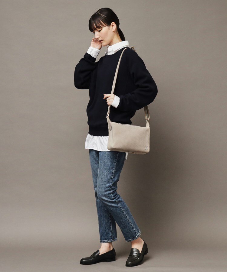 HIROFU 【アルタレーナ】ヌバック レザーショルダーバッグ S 2WAY本革(商品番号:P25-38400) ヒロフ バッグ ショルダーバッグ
