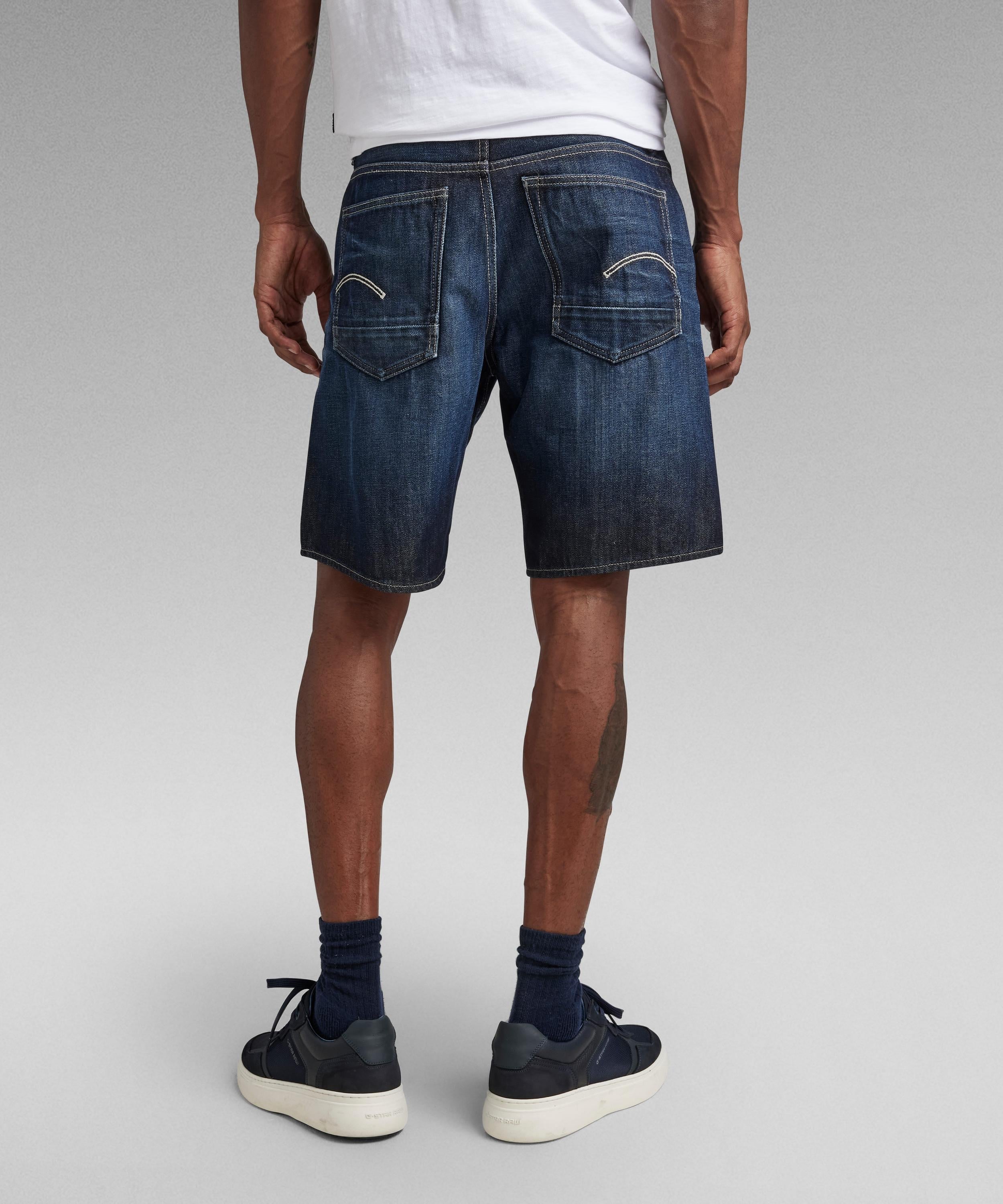 【公式ショップ】TRIPLE A DENIM SHORTS/ベーシックデザインデニムショートパンツ ジースターロゥ パンツ ジーンズ・デニムパンツ ブルー