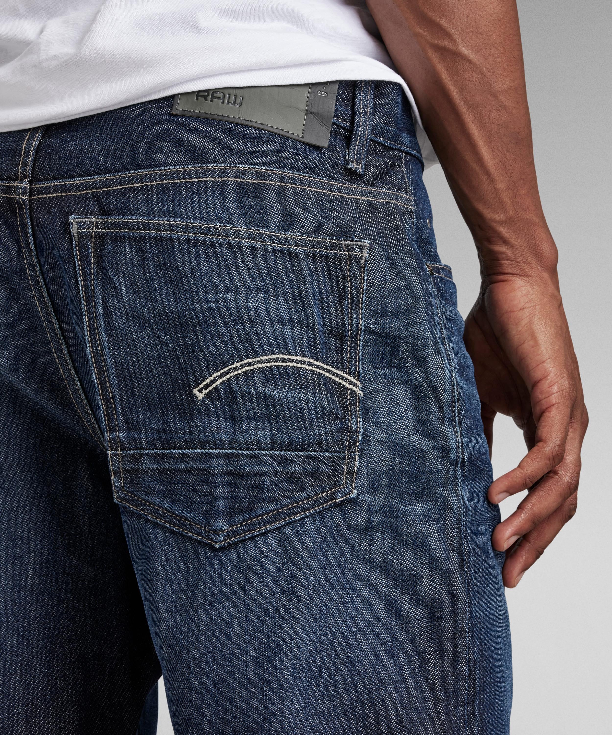 【公式ショップ】TRIPLE A DENIM SHORTS/ベーシックデザインデニムショートパンツ ジースターロゥ パンツ ジーンズ・デニムパンツ ブルー